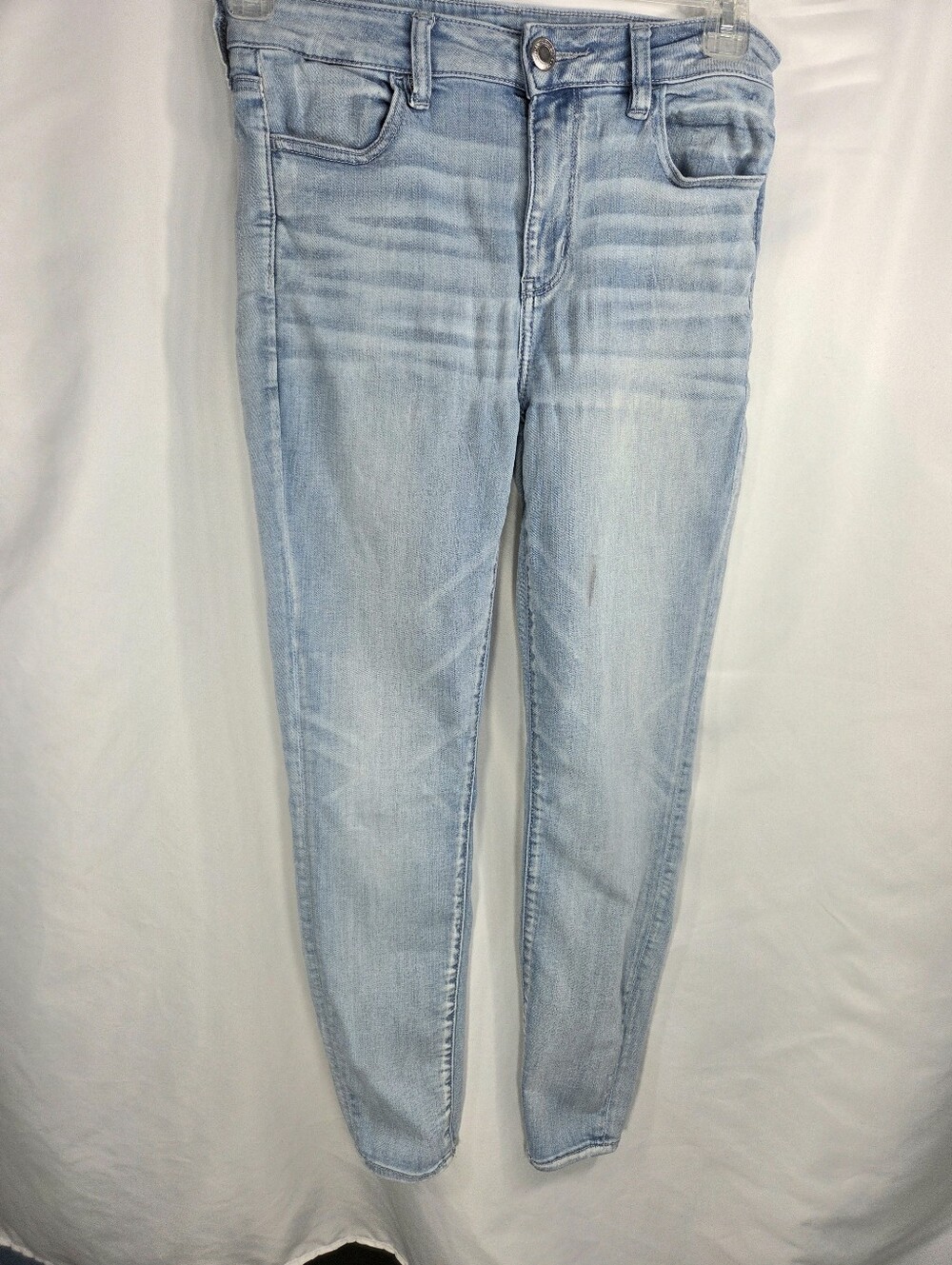 American Eagle Ne(x)t Level Stretch Blue 4 Pocket HiRise Jegging Size 10 Regular